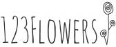 123 Flowers logo